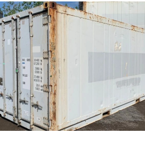 Container Maritime 20 Pieds Isotherme Repeint RAL 9010